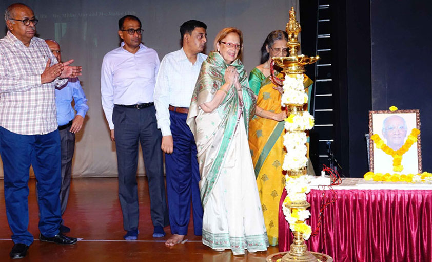 Staff attending the celebrations on 20th Foundation Day